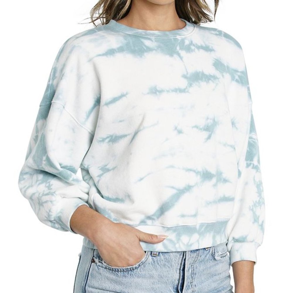 NWT Pistola Misha Women's Pullover Tie-Dye Crewneck Sweater, Size M